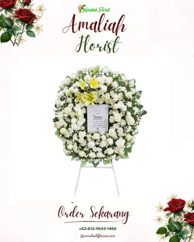 Krans Bunga Duka Cita di Cibendung